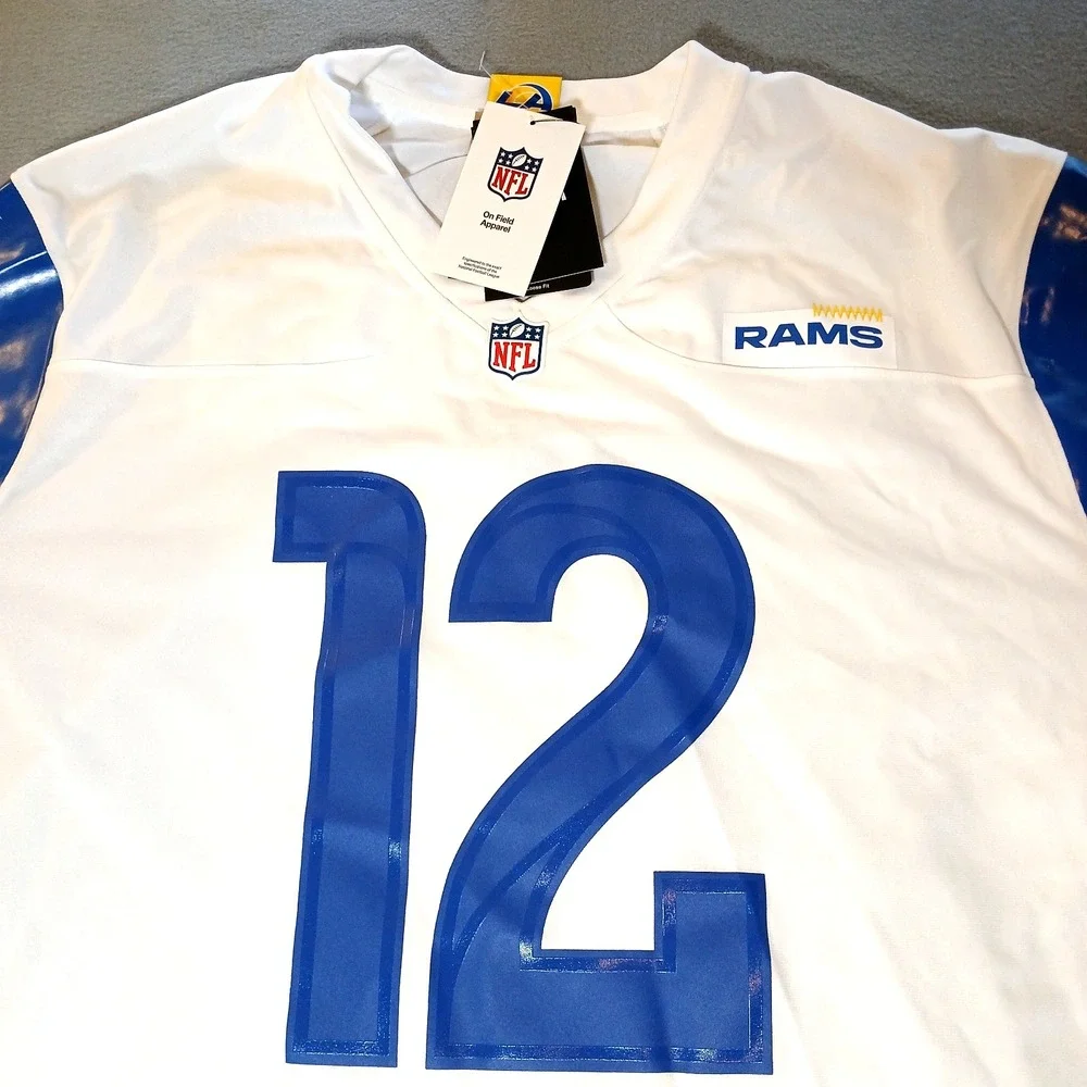 Nike Vapor FUSE Los Angeles Rams Puka Nacua #17 Jersey White Dri-Fit Men's XXL